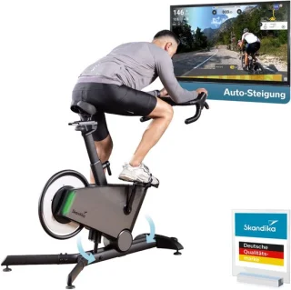 Skandika Kliva 800-S — indoor cycling met echte hellingen