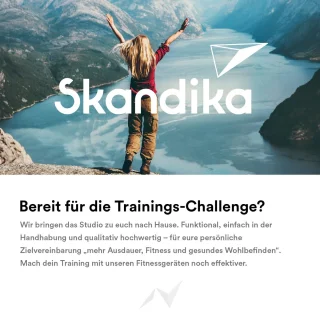 Skandika Morpheus Ergometer Hometrainer Zilver/Zwart