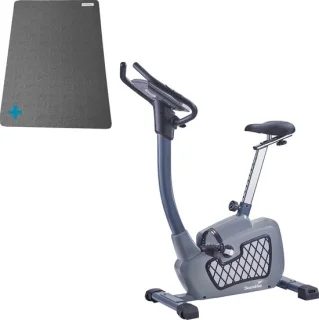 Skandika Wiry Ergometer Hometrainer Set Grijs