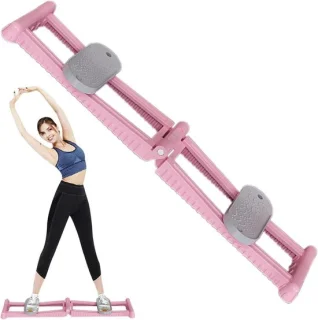Ski oefenmachine - opvouwbare beentrainer, roze