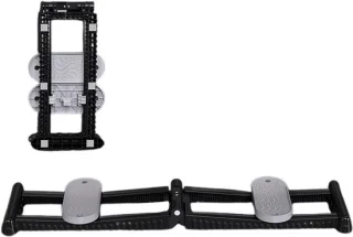 Ski Trainer - Been Trainer - Full Body Training - Opklapbaar - 150 kg - Zwart