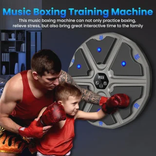 Smart Music Boxing Machine - Wall-Mounted Boxing Trainer (Round)