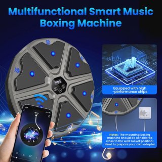 Wat vinden we goed aan de Smart Music Wall-Mounted Boxing Trainer (Round)