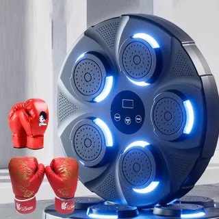 Smart muziek bokstrainer wandmontage rood