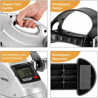 SnelShoppen - statische mini-hometrainer seniorenpedalen