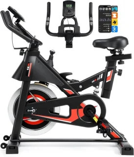 Spinbike ergometer zwart