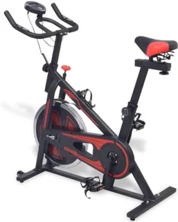 Spinningfiets hometrainer met verstelbaar zadel en stuur