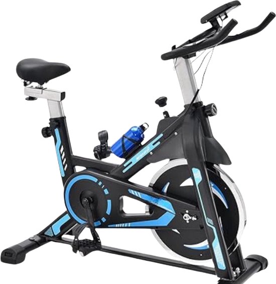 Spinningfiets Hometrainer Zwart 10 Kg Vliegwiel