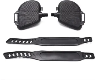 Spinpedalen voor hometrainer - 9/16 & 1/2 inch - Zwart