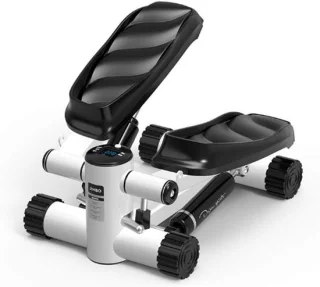 Sport mini stepper - pedaal trainer - zwart