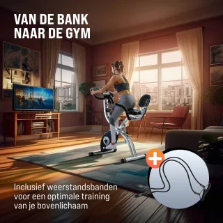 Sportana Eagle 3 Hometrainer Zilver Zwart