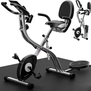 Sportana Eagle 4 Hometrainer Inklapbaar Zwart Zilver