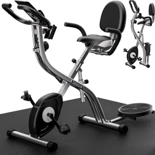 Sportana Eagle 4 Hometrainer Inklapbaar Zwart Zilver