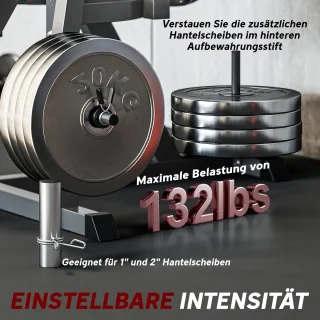 SPORTNOW - Beenstrekker Staal Grijs/Zwart
