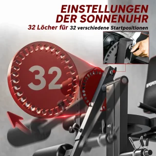 SPORTNOW - Beenstrekker Staal Grijs/Zwart