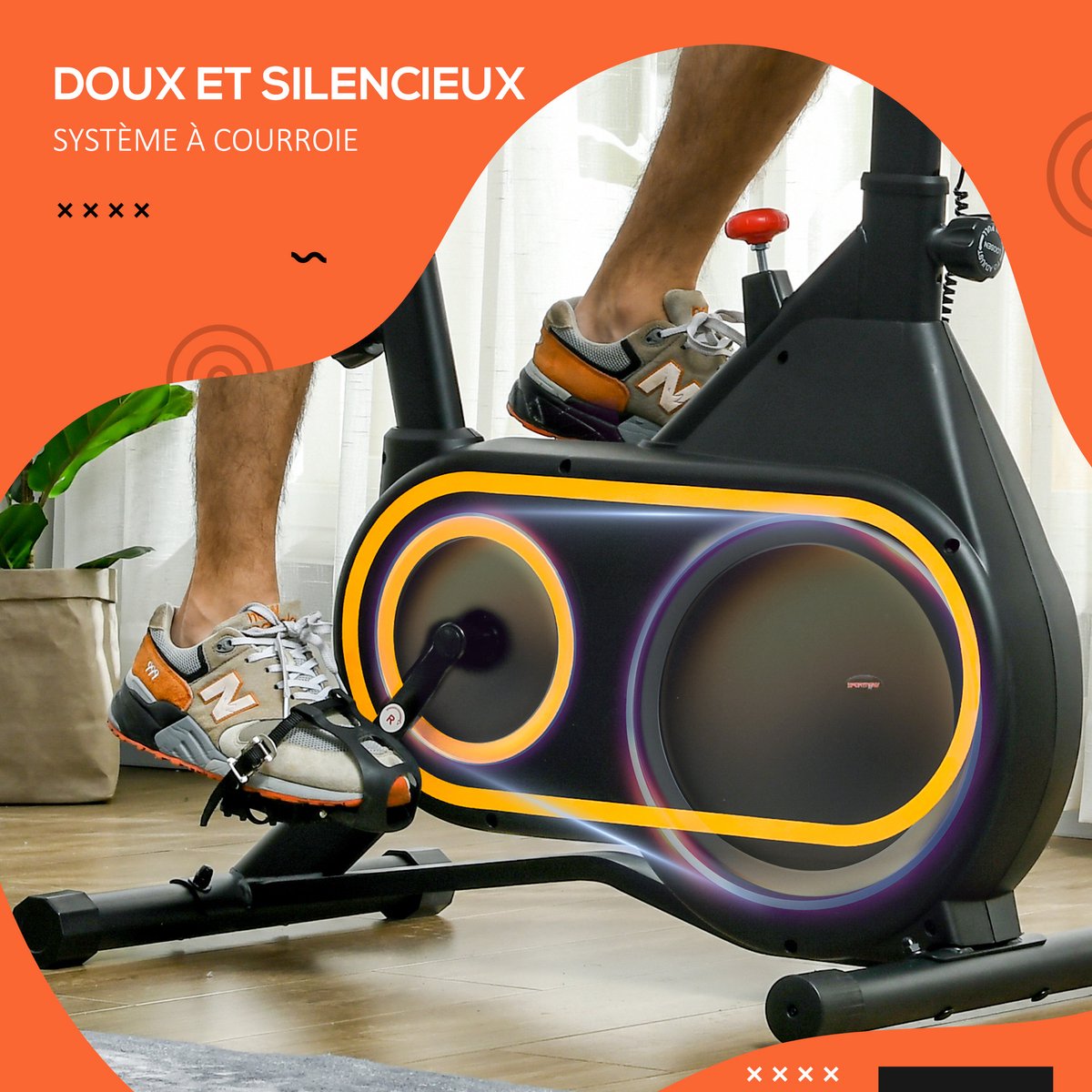 Wat vinden we goed aan de SPORTNOW Hometrainer Staal Zwart
