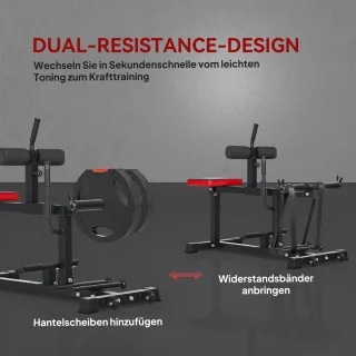 SPORTNOW Kuitspiermachine Zwart