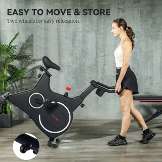 SPORTNOW Liegeergometer Stahl Schwarz