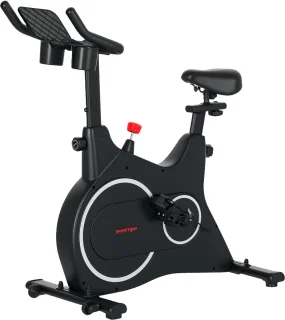 SPORTNOW Liegeergometer Stahl Schwarz