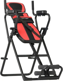SPORTNOW schwerkrachtrainer Q195 staal zwart+rood