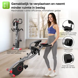 SportTronic X6 Hometrainer Rood/Zwart