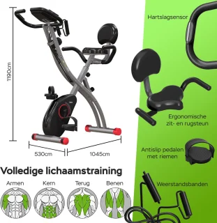 SportTronic X6 Hometrainer Rood/Zwart