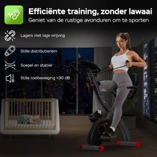 SportTronic X6 Hometrainer Rood/Zwart