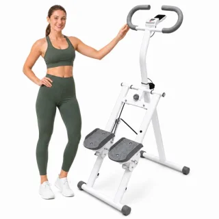 Stair stepper en vertical climber
