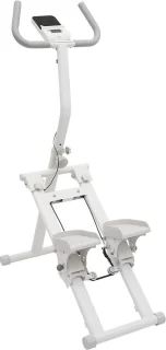 Stap Trainer - Hometrainer - Cardio Training - Opvouwbaar & Verstelbaar - 120 kg Capaciteit - Wit