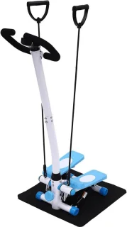 Stapmachine met handvat - blauw-wit