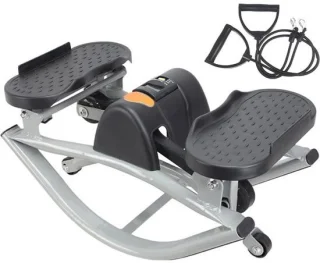 Stappentrainer - been trainer - thuis fitness - zwart