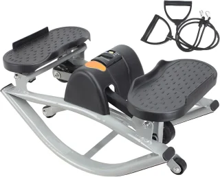 Stappentrainer Been Trainer - Trap Workout Machine - Full Body Workout - Montagevrij Ontwerp - 7.17 kg - Zwart