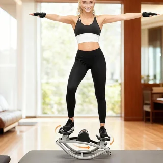 Stappentrainer Been Trainer - Trap Workout Machine - Full Body Workout - Montagevrij Ontwerp - 7.17 kg - Zwart