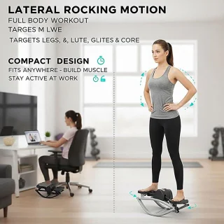 Stappentrainer Been Trainer - Trap Workout Machine - Full Body Workout - Montagevrij Ontwerp - 7.17 kg - Zwart