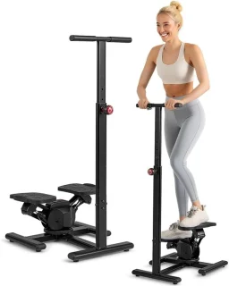 Stepper Fitness Home Trainer Zwart