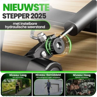 Stepper Fitness Mini Crosstrainer Zwart