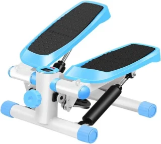 Stepper fitness trainer mini hometrainer blauw