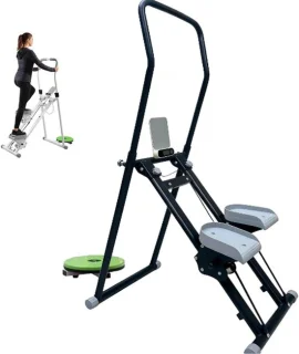 Stepper Hometrainer - Traploopapparaat Zwart