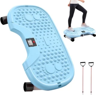Stepper machine Twist beentrainer - 55.5 x 30.5 cm - blauw
