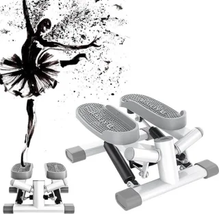 Stepper met banden thuistrainer zwart