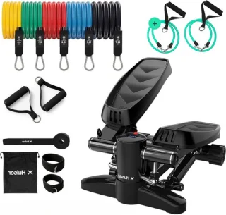Stepper met display home gym apparaat zwart