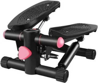 Stepper mini hometrainer - zwart roze