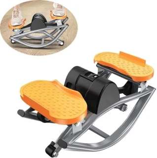 Stepper thuismachine mini hometrainer oranje