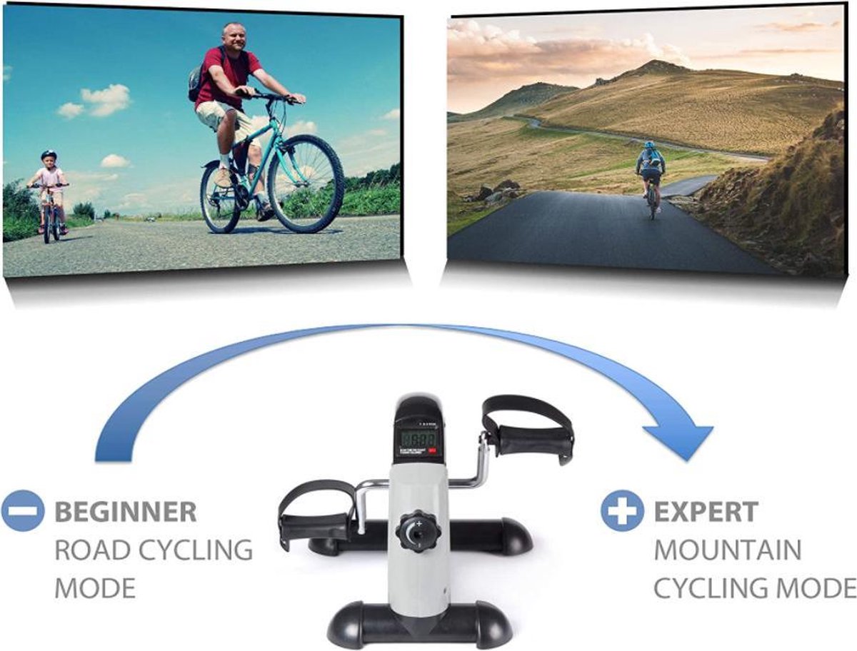 Wat vinden we goed aan de Stoelfiets Mini Hometrainer Onder Bureau