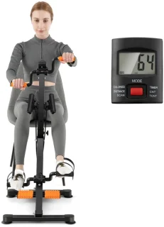 SureDeal pedaal hometrainer fitnessapparaat oranje