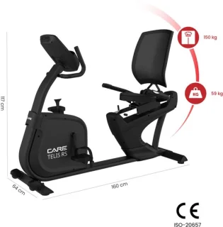TELIS RS EMS halfliggende hometrainer ergometer connected