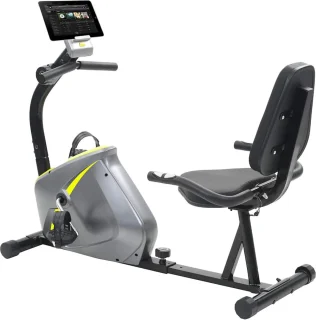 The Living Store Ligfiets Magnetische Hometrainer met Hartslagmeter