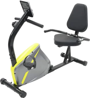 The Living Store Ligfiets Magnetische Hometrainer met Hartslagmeter