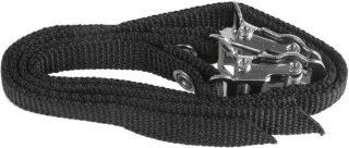 Thijox 2 x nylon pedaalriem zwart