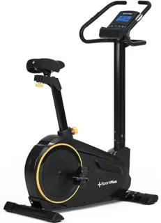 Thuis fitness fiets met 24 weerstandsniveaus en trainingsprogramma's